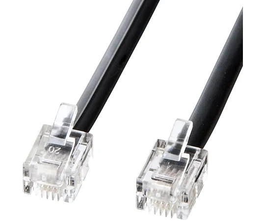 64-0894-60　Modular Cable Black　TEL-N1-10BKN2