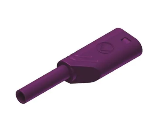 64-0681-96　2mm safety stackable plug,violet,CAT III　975090709