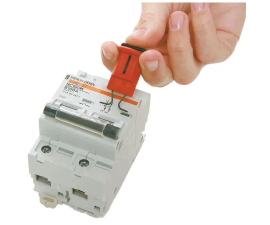 64-1340-02　1 Lock, 7mm Shackle Glass Fibre Reinforced Plastic, Stainless Steel Circuit Breaker Lockout　090851