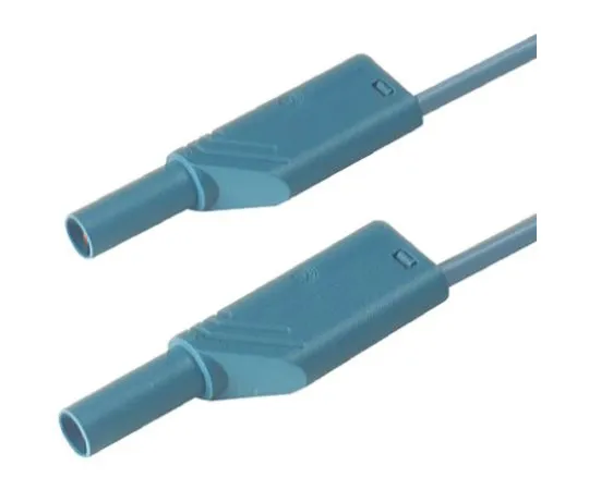 64-0681-52　Hirschmann Test & Measurement Test lead, 32A, 1000V ac/dc, Blue, 50cm Lead Length　934087102