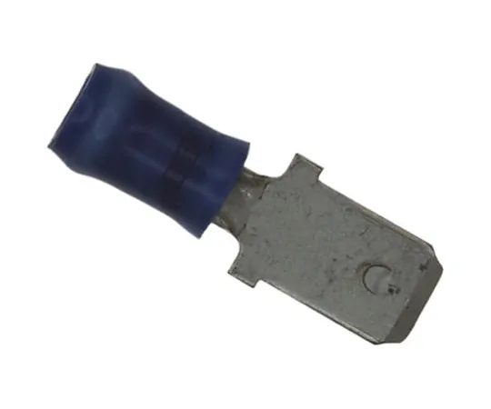 64-1276-80　TE Connectivity PIDG FASTON .250 Series , Blue Insulated Crimp Tab Terminal, 1.25mm² to 2mm², 16AWG to 14AWG, 6.35 x　66024-2