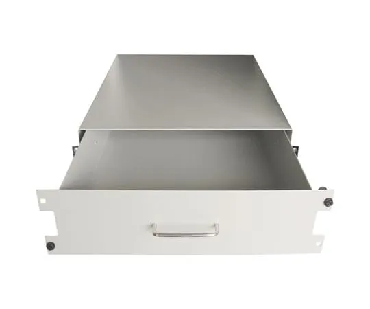 64-1294-57　RS PRO Grey 2U Server Rack Drawer, 500mm x 483mm　802-0267