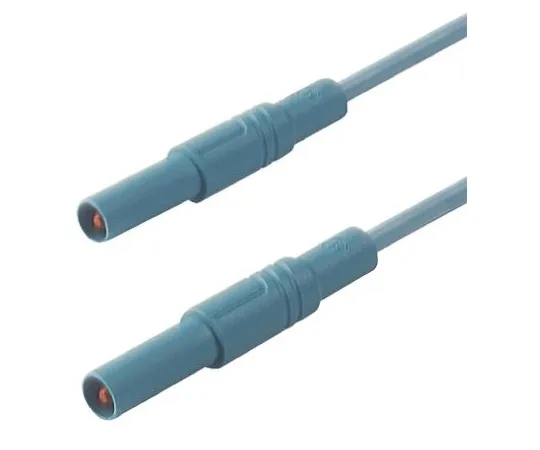64-0681-38　Hirschmann Test & Measurement Test lead, 32A, 1000V ac/dc, Blue, 2m Lead Length　934077102