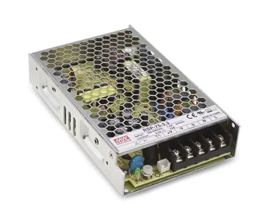 64-1375-09　Mean Well 75.6W 1 Output Embedded Switch Mode Power Supply SMPS, 5.6A, 13.5V dc Enclosed　RSP-75-13.5RS