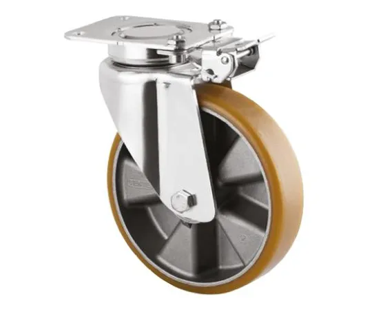 64-0680-89　Tente Braked Swivel Swivel Castor, 600kg Load Capacity, 200mm Wheel Diameter　3641ITP200P63 FLAT