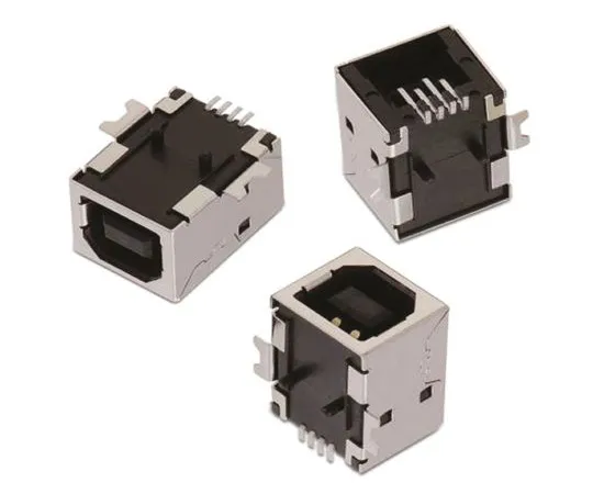 64-1390-49　Wurth Elektronik 1 Port Right Angle Surface Mount Female Version 2.0 Type B USB Connector　62910416121