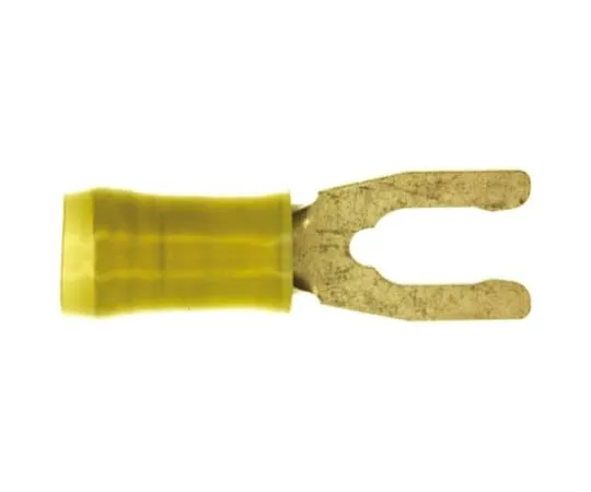 64-1267-25　TE Connectivity PIDG Series Insulated Crimp Spade Connector, 2.6mm² to 6.6mm², 12AWG to 10AWG, M5 Stud Size Nylon,　52432-1