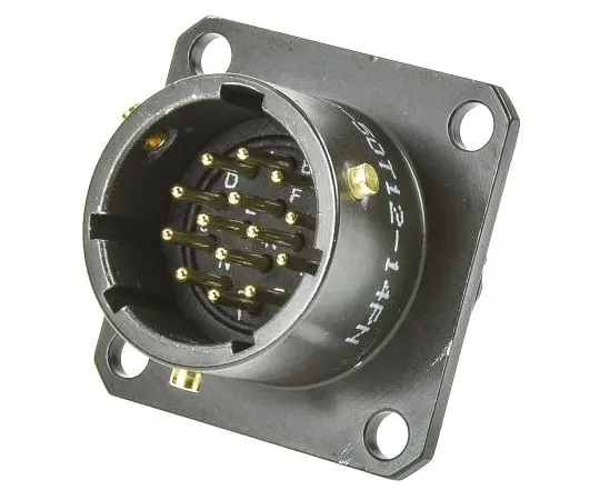 64-1362-07　Amphenol 62GB Series, 14 Way Flange Mount MIL Spec Circular Connector Receptacle, Pin Contacts,Shell Size 12, Bayonet　62GB-50T12-14PN