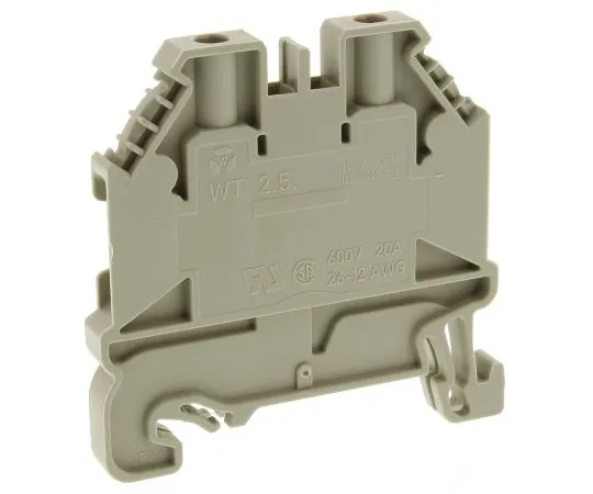 64-1340-04　Wieland ATEX, WT 2.5 Series , 1 kV Feed Through Terminal Block, Screw Termination　58.503.0055.0 - WT 2,5