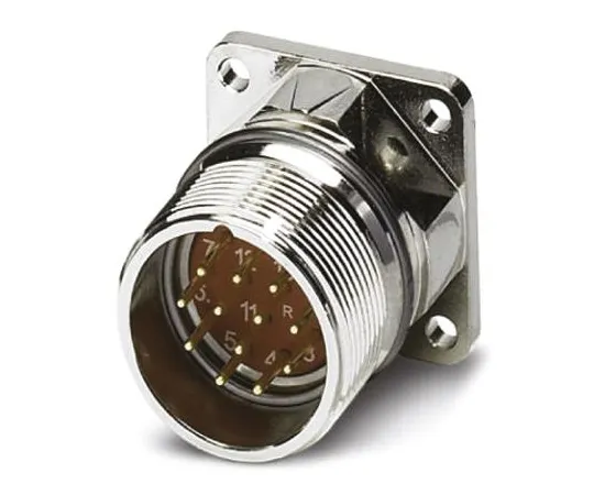 64-1299-78　Phoenix Contact RF-12P1N8AWB00 Series M23 Flange Mount Connector, 12 contacts Plug　1607804