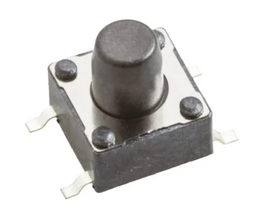64-0669-39　Black Tactile Switch, Single Pole Single Throw (SPST) 50 mA @ 12 V dc 3.6mm Surface Mount　430182070816