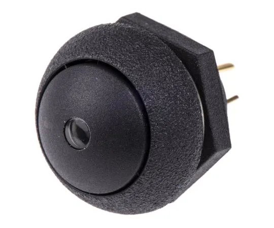64-1343-65　Otto Single Pole Double Throw (SPDT) Momentary Green LED Push Button Switch, IP68S, Panel Mount, 28V dc　LP9-31231G22