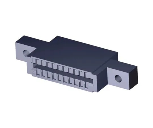 64-1262-31　TE Connectivity 583718 Series, FemalePCBEdge Connector, PCB Mount Mount, 10 Way, 2 Row, 2.54mm Pitch　583718-1