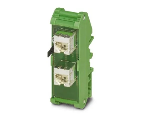 64-1292-55　Patch Panel 2 Sockets CAT5e DIN Rail　2901646