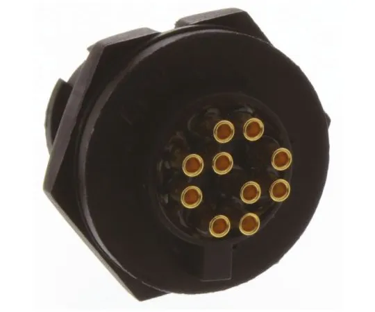 64-1340-86　Amphenol BU Series Panel Mount Connector, 10 contacts Plug　BU-10PMMS-LC7001