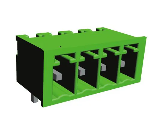 64-1411-66　TE Connectivity Buchanan, 4 Way Pluggable Terminal Block　284513-4