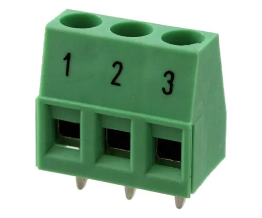 64-1307-95　Phoenix Contact COMBICON MKDS, 3 Way PCB Terminal Block　1889851