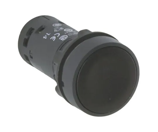 64-1372-20　Schneider Electric, Harmony XB7 Black Round Push Button, NO/NC, 22mm Spring Return Screw　XB7NA25