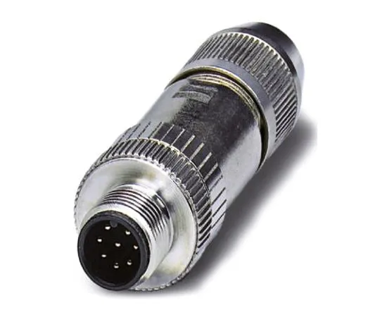 64-1291-84　Phoenix Contact SACC-M12MS-8Q SH Series M12 Cable Mount Connector, 8 contacts Plug　1543236