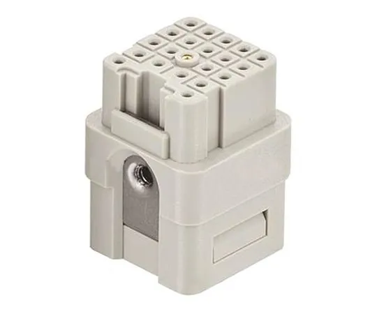 64-1277-31　Han Q Series Female Insert, 21 Way, 5 Row, Rated At 6.5A, 50 V, For Use With Industrial Connectors, Han Q　09120213101
