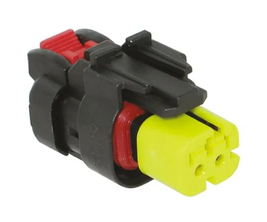 64-0659-12　TE Connectivity AMPSEAL 16 Series, 1 Row 2 Way Cable Mount Plug Connector, with Crimp Termination Method　776427-3