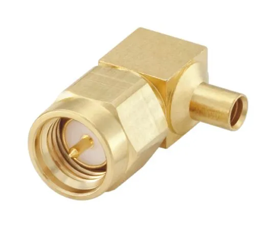 64-1398-15　Rosenberger Right Angle 50Ω Cable Mount SMA Plug, Solder Termination Semi Rigid　32S206-272L5