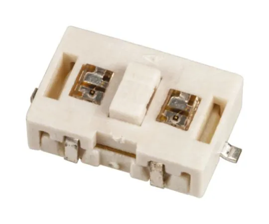 64-0669-95　Clear Tactile Switch, Single Pole Single Throw (SPST) 50 mA @ 12 V dc 0.5mm Surface Mount　444YD21025816