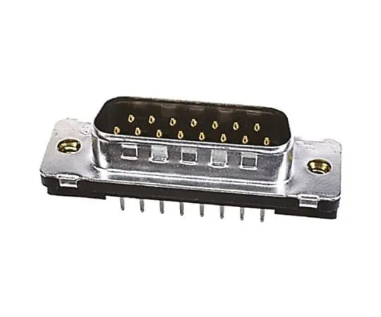 64-1267-67　TE Connectivity Amplimite HD-20 Series, 15 Way PCB D-sub Connector Plug, 2.78mm Pitch, with 4-40 UNC, Threaded Insert　5747872-8