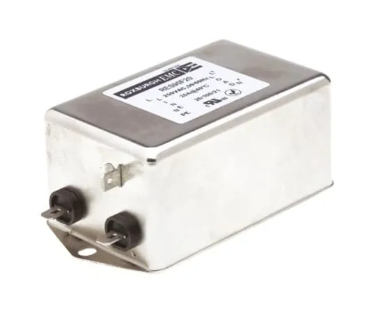 64-1323-17　Roxburgh EMC RES90 Series 20A 250 V ac DC → 60Hz Chassis Mount RFI Filter, with Fast-On Terminals, Single Phase　RES90F20