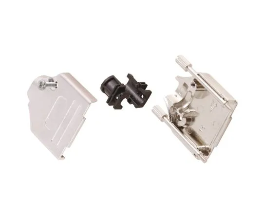 64-1410-77　MH Connectors MHDTZK-RA Series Zinc D-sub Connector Hood, 25 Way, Strain Relief　MHDTZK25-RA-K