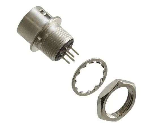 64-1250-75　Hirose HR10 Series Panel Mount Connector, 4 contacts Socket　HR10A-7R-4PB(73)