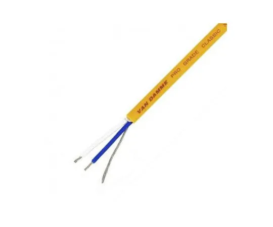 64-1358-50　Van Damme Orange Installation Cable, FTP 3.5mm OD 24 AWG 1 kV dc 100m　268-017-030