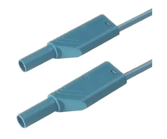 64-0681-70　Hirschmann Test & Measurement Test lead, 32A, 1000V ac/dc, Blue, 2m Lead Length　934089102