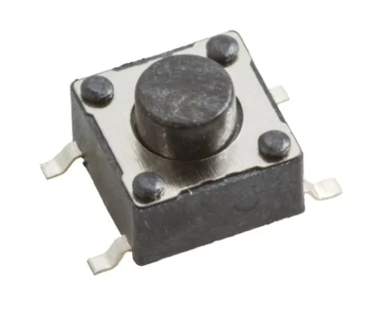 64-0669-38　Black Tactile Switch, Single Pole Single Throw (SPST) 50 mA @ 12 V dc 1.6mm Surface Mount　430182050816