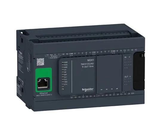 64-1321-62　Schneider Electric Modicon M241 PLC CPU, Ethernet, ModBus, Profibus DP, USB Networking Mini USB Interface, 128000 Steps　TM241CE24U