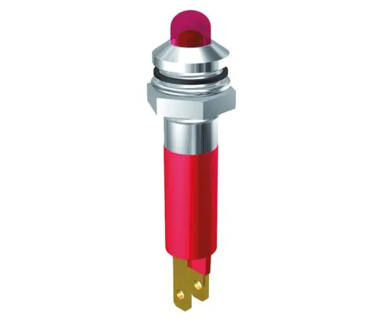 64-1386-97　Signal Construct Green Indicator, Screw Termination, 230 V, 8mm Mounting Hole Size　SWQU08728