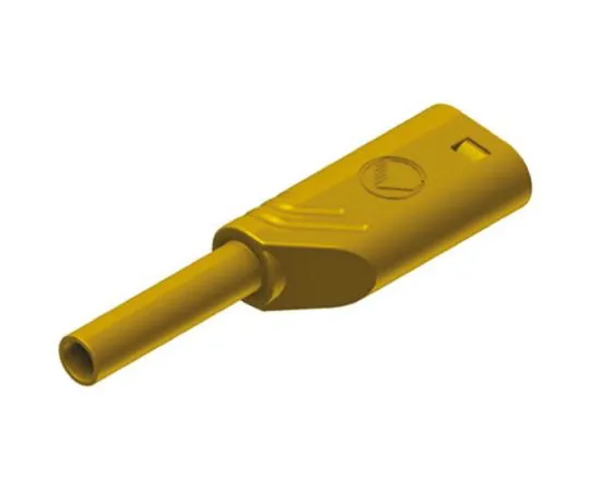 64-0681-92　2mm safety stackable plug,yellow,CAT III　975090703