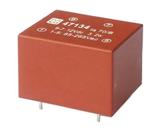 64-1256-77　2 Output 5W SMPS Transformer, 85 → 265 V ac, 85 → 370 V dc, 5 V dc, 12 V dc　47257