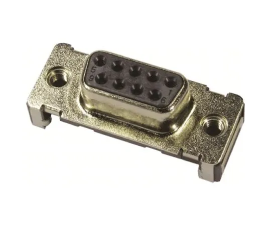 64-0680-03　Harting D-sub Series, 9 Way SMT PCB D-sub Connector Socket, 2.74mm Pitch, with M3 Threaded Inserts　09551156611741