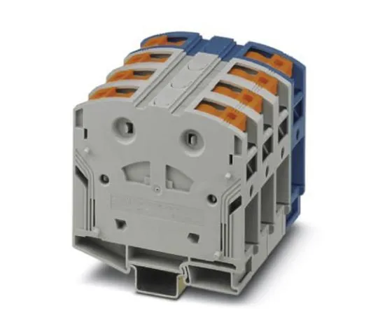 64-0671-91　Phoenix Contact, PTPOWER 95-3L/N Series , 1.5 kV Standard Din Rail Terminal, Push In Termination　3260112