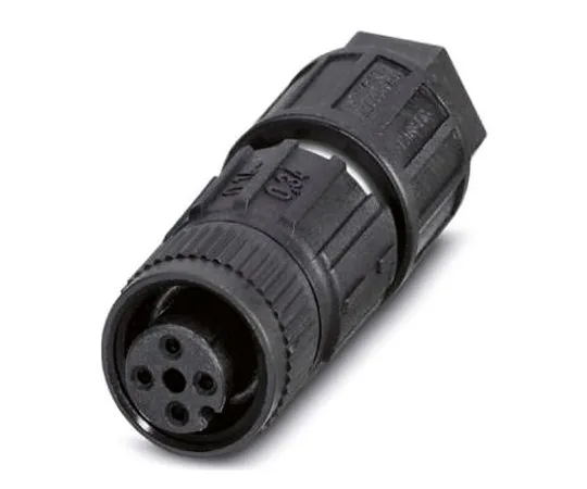 64-1291-71　Phoenix Contact SACC-M12FS-4QO-0.34 Series M12 Cable Mount Connector, 4 contacts Socket　1641701