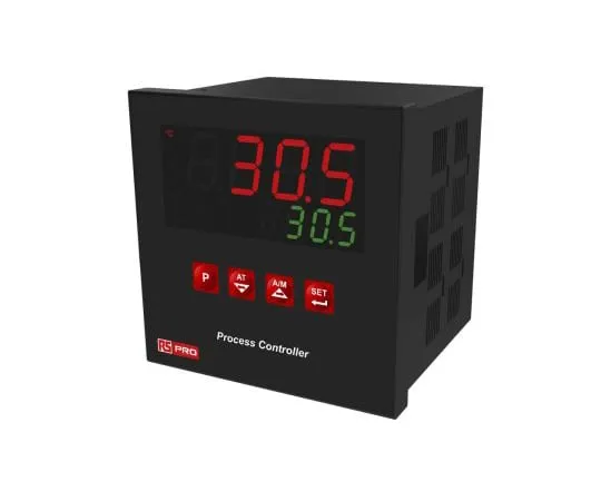 64-1280-56　RS PRO 1/4 DIN Rail PID Temperature Controller, 96 x 96mm, 3 Output Relay, SSR, 100 → 240 V ac Supply Voltage　798-3479