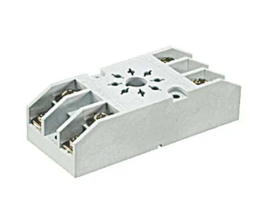 64-1310-27　Relpol Relay Socket, DIN Rail, Panel Mount for *** with R15 Series DPDT Relay　GZ8-01
