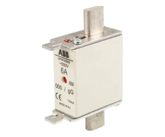 64-0646-40　ABB 6A 0 HRC Centred Tag F***, gG, 500V　OFAF000H6  1SCA022627R0400