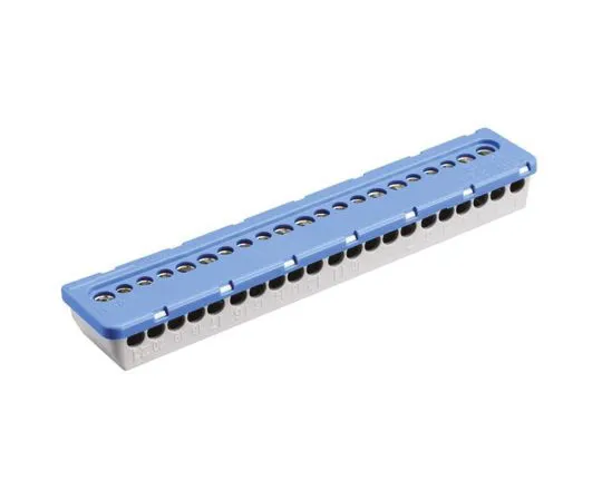 64-1338-97　Entrelec MISTRAL65 Non-Fused Terminal Block, 21 Way/Pole, Screw Terminals, 6 mm², 16 mm² Clip Mount, Nylon　1SPE007715F0734