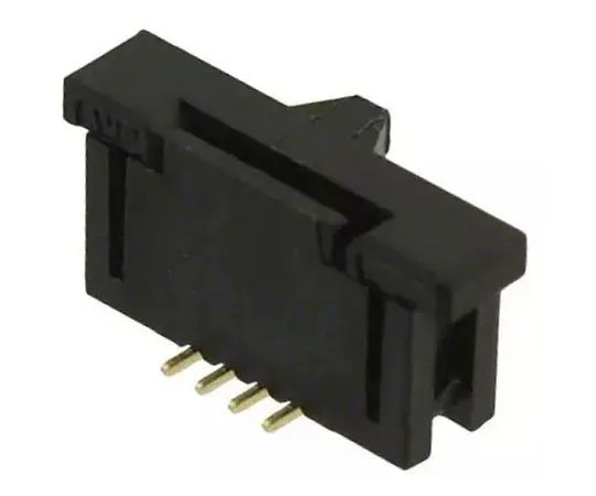 64-1261-82　TE Connectivity FPC 1mm Pitch 4 Way Straight SMT Female FPC Connector, ZIF Vertical Contact　1734248-4