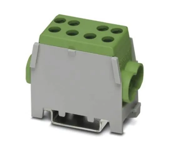 64-1376-44　Phoenix Contact, UDB 2X35/25 GN Series , 1 kV Non-F***d Terminal Block, Screw Termination　3071354