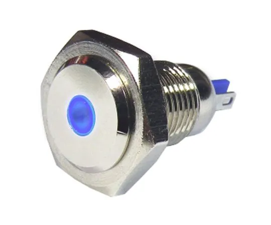 64-1402-91　RS PRO Blue Indicator, 24 V, 12mm Mounting Hole Size, Lead Wires Termination, IP67　820-0589