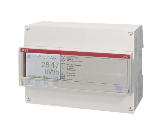 64-1248-20　ABB A43 LCD Digital Power Meter, 3 Phase , 1 % Accuracy　2CMA170531R1000  A43 512-100