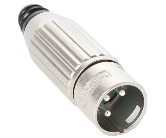 64-1336-98　Switchcraft 3 Way Cable Mount XLR Connector, Male, Silver Plated Contacts, 500 V ac　AAA3MZH